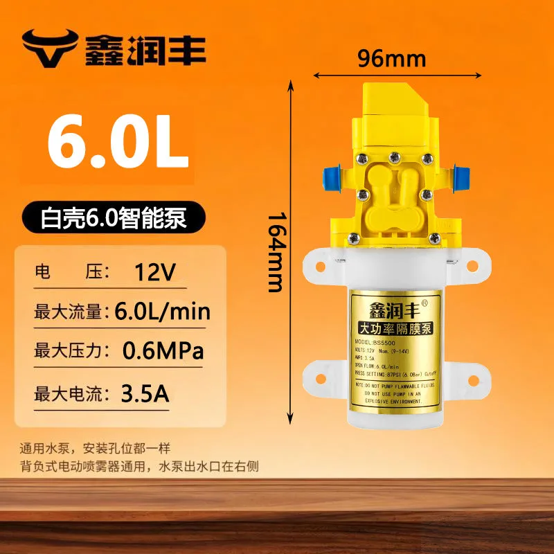 💧 12V Electric Diaphragm Water Pump, Micro Sprayer, High Pre 10
