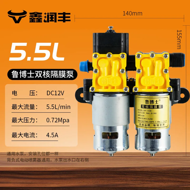 💧 12V Electric Diaphragm Water Pump, Micro Sprayer, High Pre 12